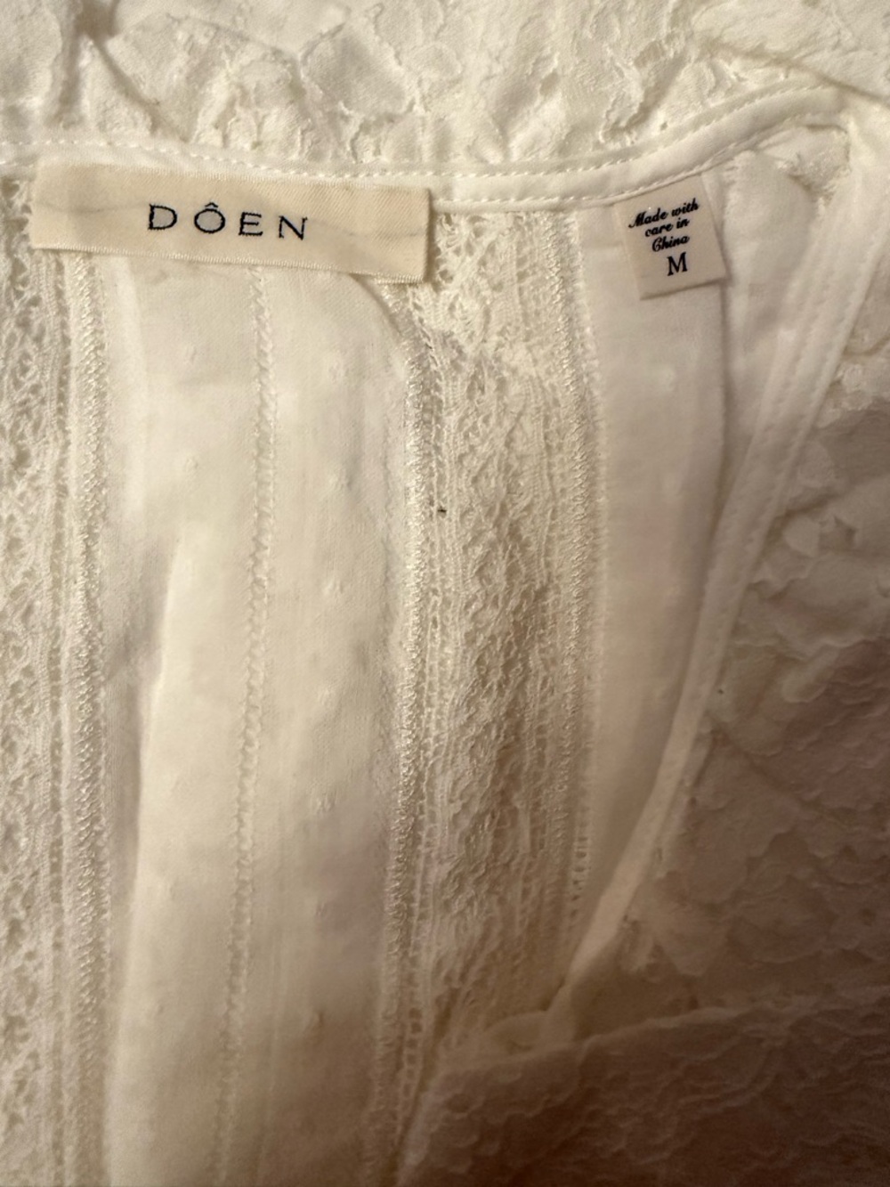 Dôen Gabriella Lace Cotton Midi-Dress - Picture 11 of 11